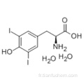 Dihydrate de 3,5-diiodo-L-tyrosine CAS 300-39-0